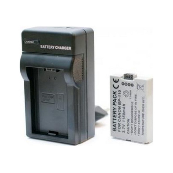 Акумулятор Canon BP-110 + зарядний пристрій (DV00DV1353)